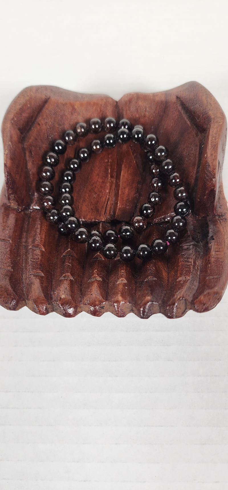 Garnet Bracelet (8mm)