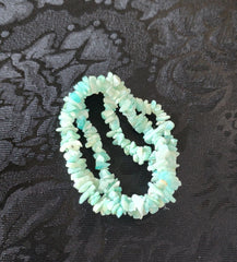 Amazonite Chip Bracelet (8mm)