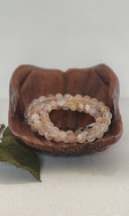 Flower Agate Bracelet (8mm)